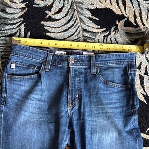 Ag Adriano Goldschmied Blue Straight Jeans Classic Style